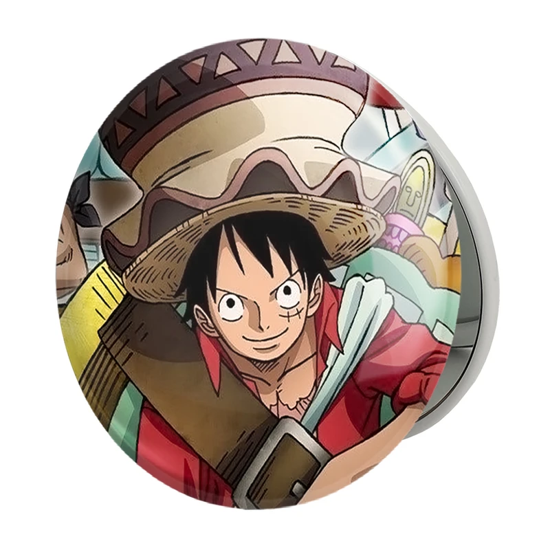 آینه جیبی خندالو طرح انیمه وان پیس One Piece مدل تاشو کد 10536 