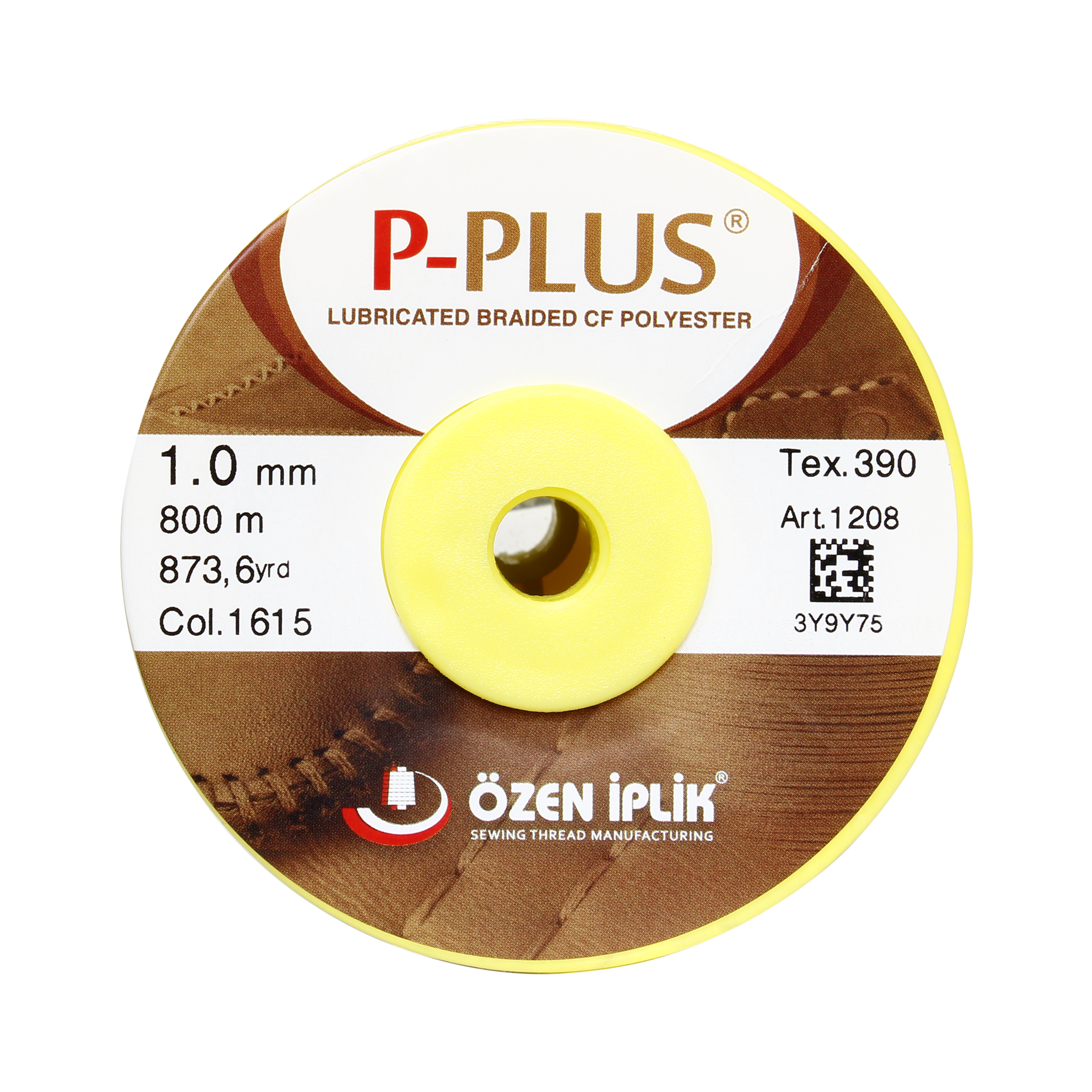 نخ بافت چرم اوزن ایپلیک مدل P-PLUS کد 1615 سایز 1 طول 800 متر