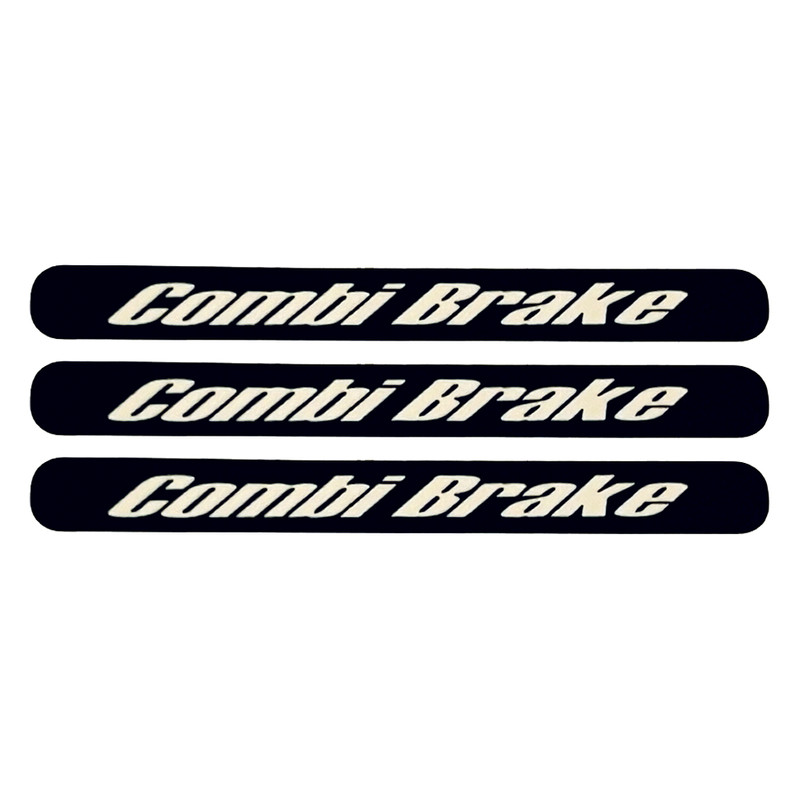 برچسب گلگیر موتورسیکلت مدل combi brake مناسب برای کلیک مجموعه سه عددی
