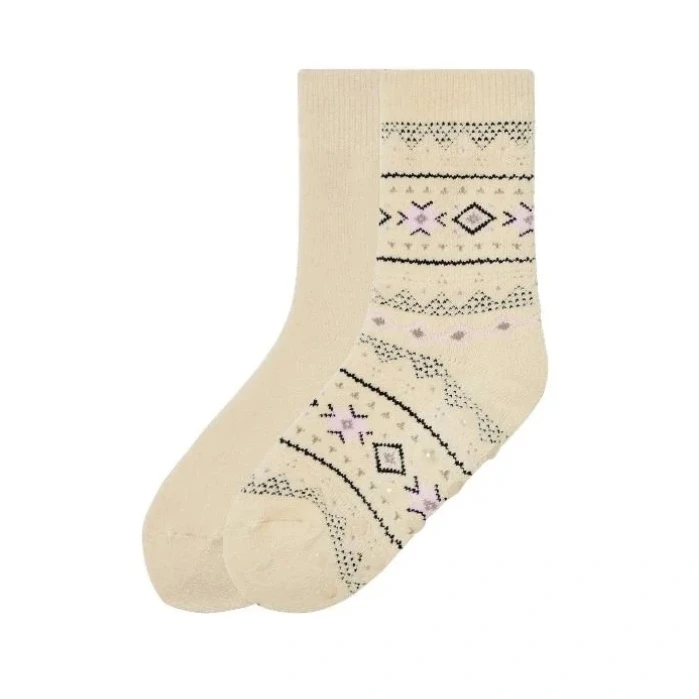 پاپوش زمستانی زنانه پیپرتس مدل دانه برفی 20289770 بسته 2 عددی