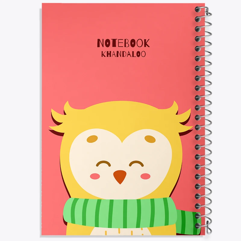 دفتر لیست خرید 50 برگ خندالو طرح جغد کیوت کد N1091