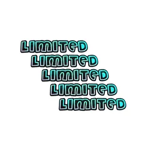 برچسب بدنه خودرو طرح LIMITED کد 10804C بسته 5 عددی