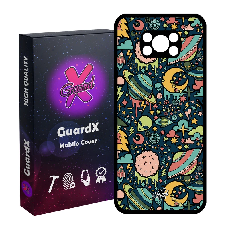 کاور گارد ایکس طرح Galaxy مدل Glass10191 مناسب برای گوشی موبایل شیائومی Poco X3 / Poco X3 NFC