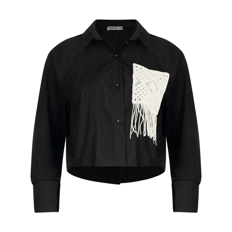 شومیز آستین بلند زنانه سرژه مدل 207349