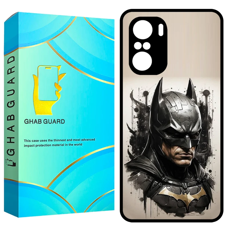کاور قاب گارد طرح بتمن مدل GCHPF3 مناسب برای گوشی موبایل شیائومی Poco F3 / Redmi K40 / Redmi K40 Pro  
