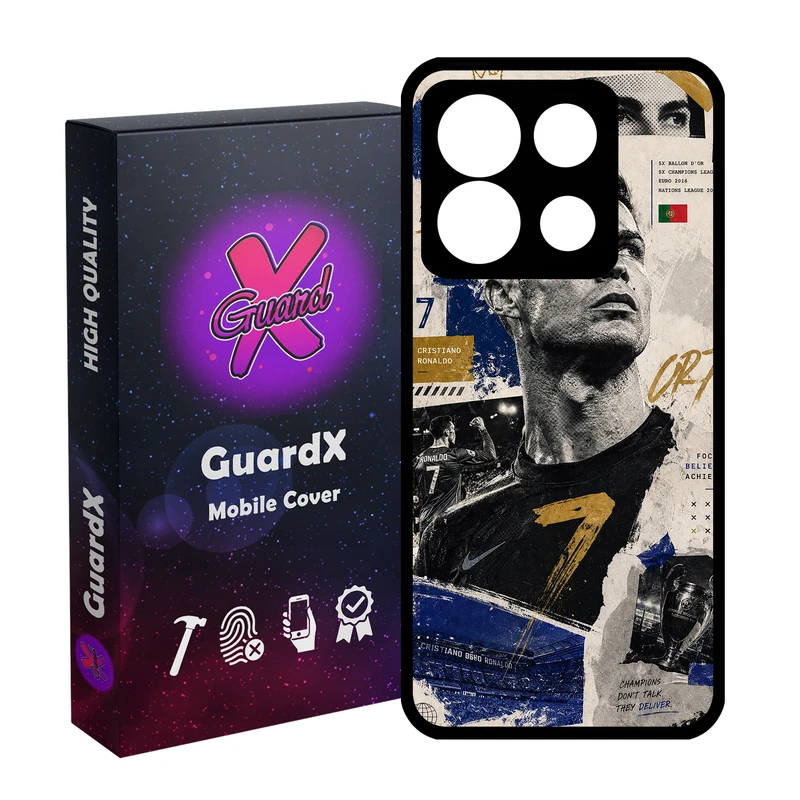 کاور گارد ایکس طرح CR7 مدل 11096 مناسب برای گوشی موبایل شیائومی Poco X6 5G / Note 13 Pro 5G