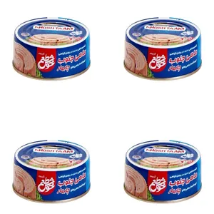 کنسرو ماهی تن در روغن خوش طعم - 180گرم بسته 4 عددی