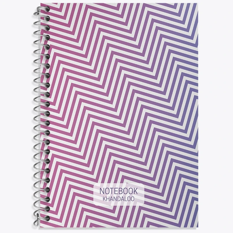 دفتر زبان 50 برگ خندالو مدل سه خط طرح فانتزی کد N1036