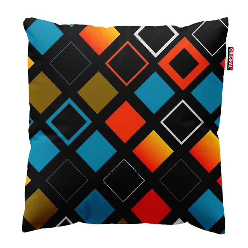  کوسن پاد آفرین طرح هندسی مدرن کد 3178 سایز 30*30 سانتی متر