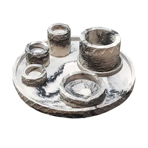 ست 7 تکه جاشمعی بتنی کد S20 طرح ابروبادی