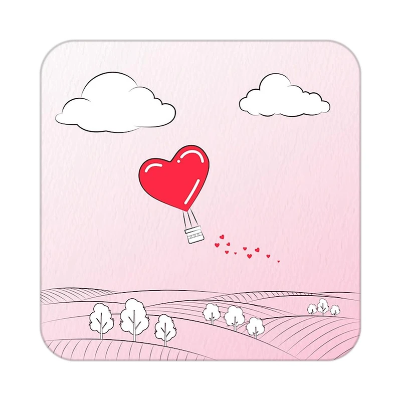 زیر لیوانی کاکتی طرح عاشقانه مدل mp38181