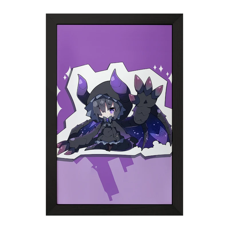 تابلو خندالو مدل بازی شکارچی هیولا (Monster Hunter) کد 33201