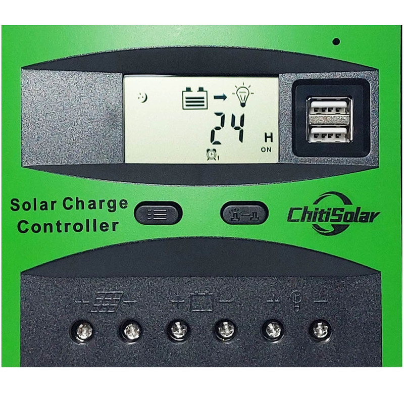 کنترل کننده دیجیتال شارژ خورشیدی چیتی سولار مدل PWM-30A
