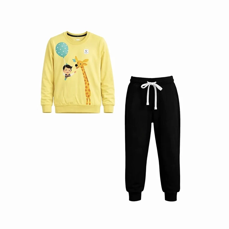 ست سویشرت و شلوار راحتی پسرانه مدل عروسکی