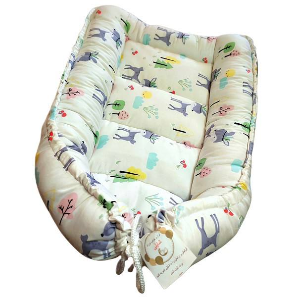 تشک خواب نوزاد شایلی مدل آهو به همراه بالش شیردهی