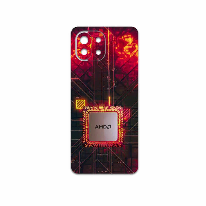 برچسب پوششی ماهوت مدل AMD-Brand مناسب برای گوشی موبایل شیائومی 11 Lite 5G NE