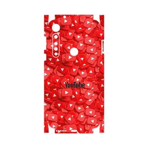 MAHOOT Youtube-FullSkin Cover Sticker for Motorola One Vision Plus