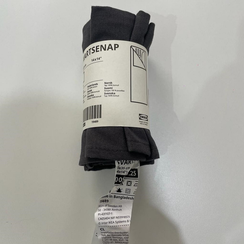 دستمال آشپزخانه ایکیا مدل SVARTSENAP بسته 4 عددی دستمال آشپزخانه ایکیا مدل SVARTSENAP بسته 4 عددی