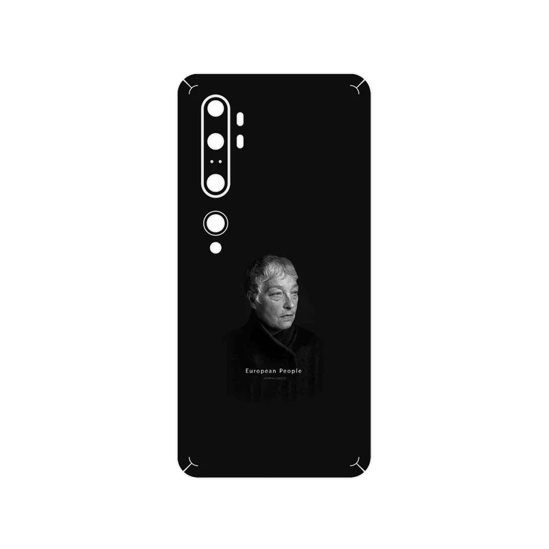 برچسب پوششی ماهوت مدل Portrait of a European Woman مناسب برای گوشی موبایل شیائومی Mi Note 10 Pro