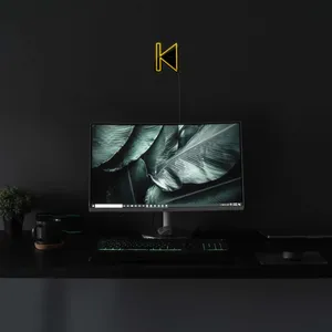 چراغ دیواری نئون دیزاین مدل Perviues-BL_YL