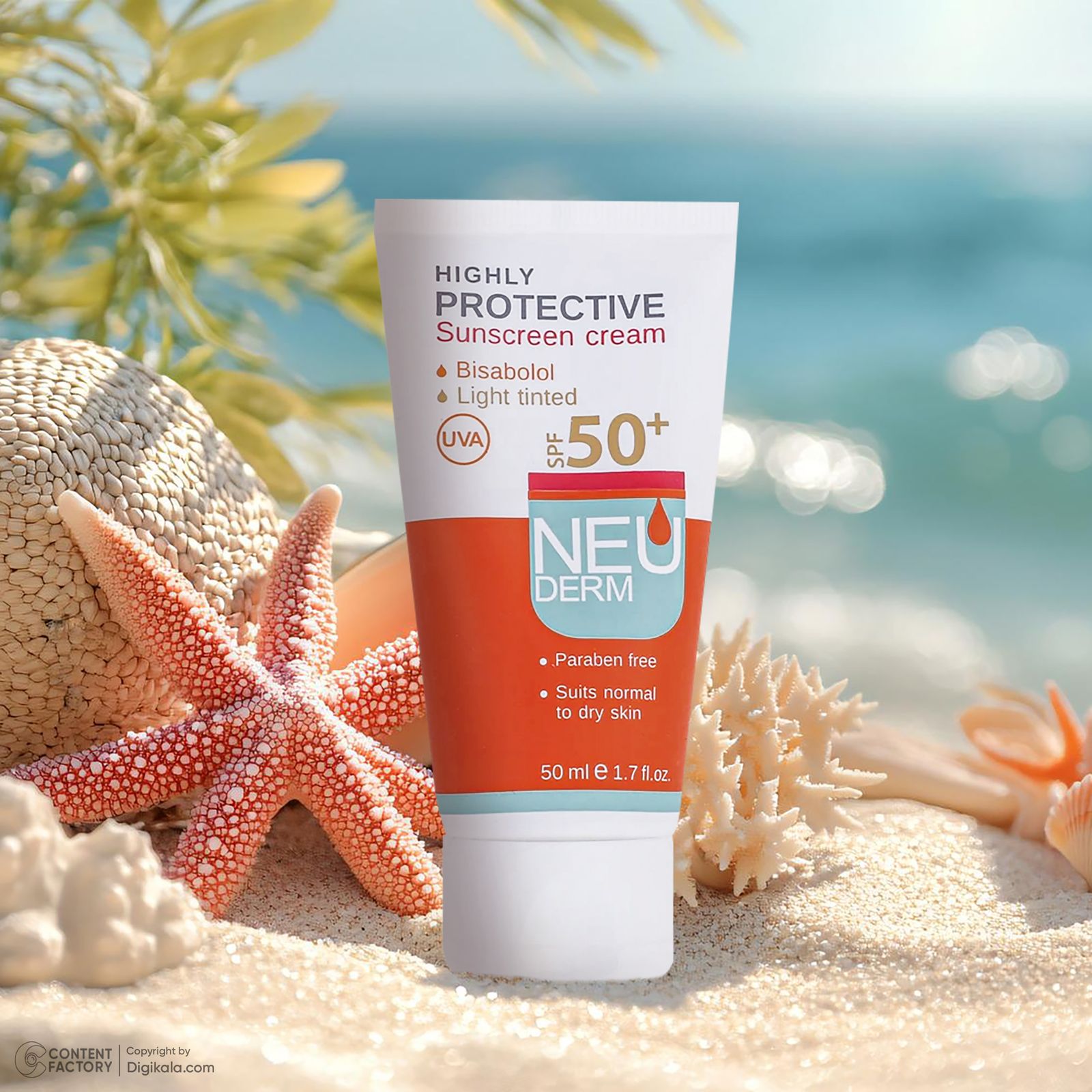کرم ضدآفتاب نئودرم مدل Highly Protective SPF50، حجم 50 میلی‌لیتر -  - 9