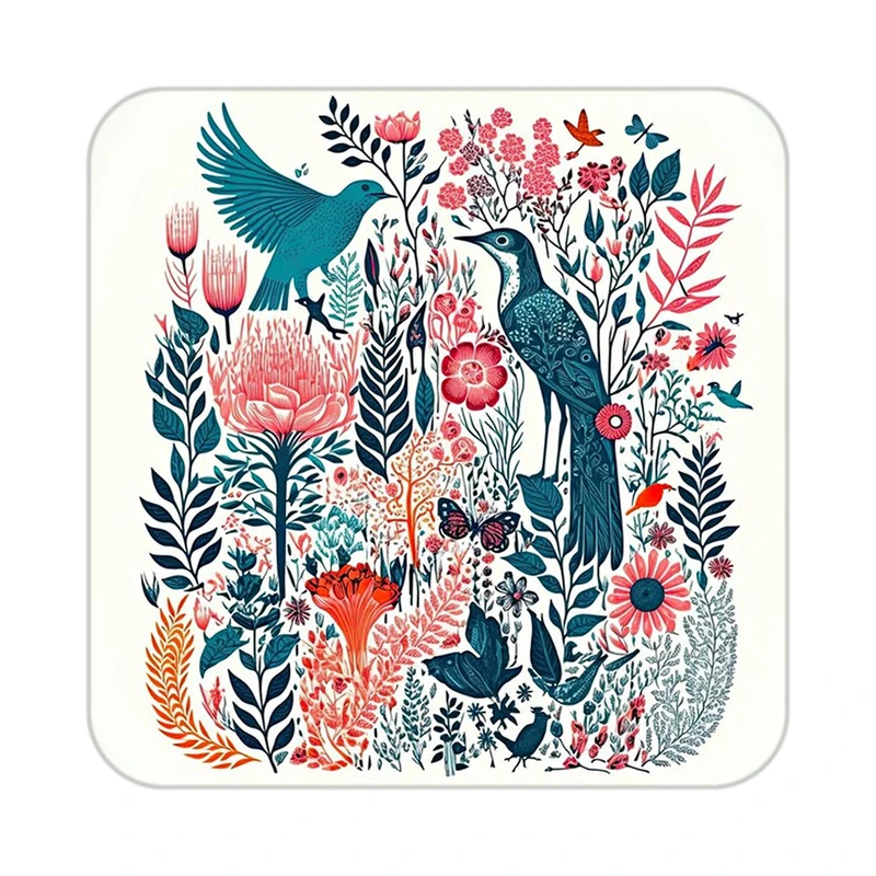 زیر لیوانی کاکتی طرح حیوانات رنگی مدل mp26227