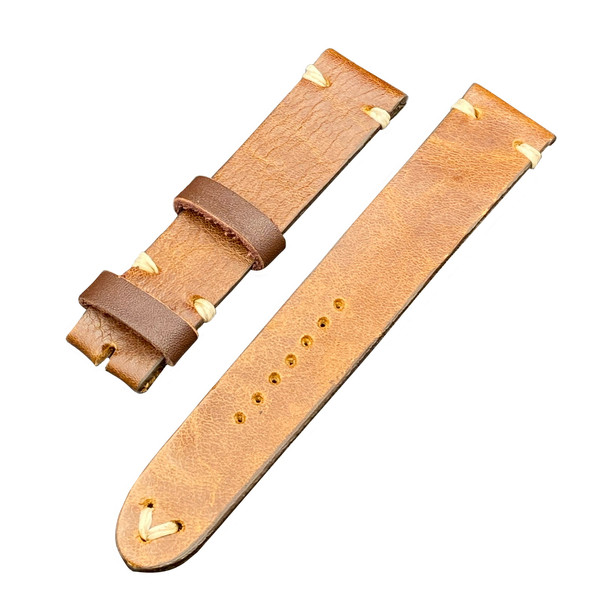 بند ساعت مچی مدل  20Mm LCa natural Leather