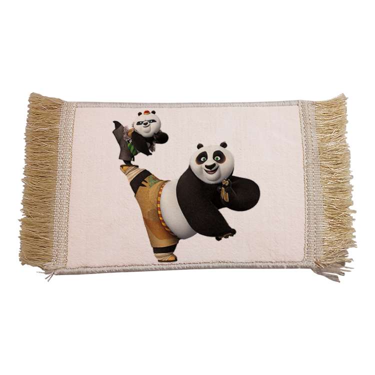 فرش ماشینی دیوارکوب مدل پاندا کونگ فو کار کد 71