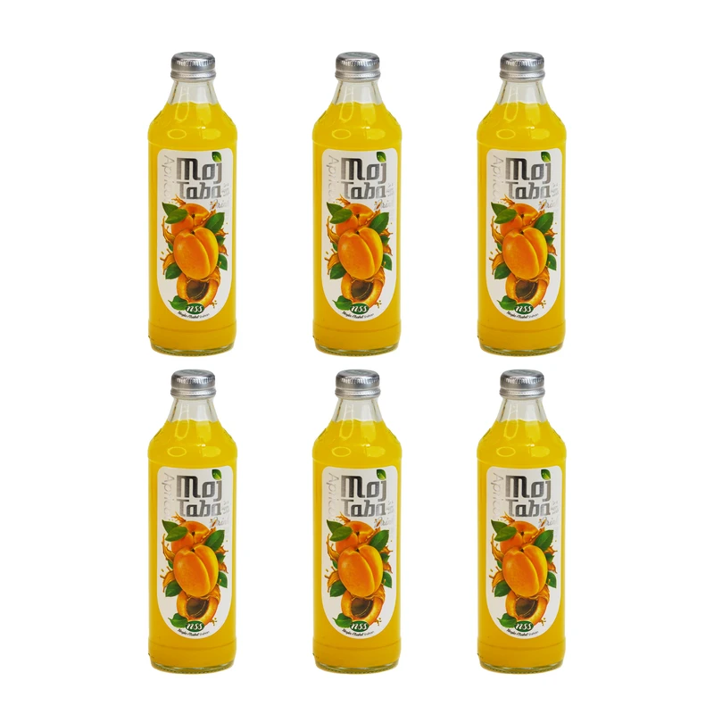نوشیدنی زردآلو مجتبی - 330 میلی لیتر بسته 6 عددی