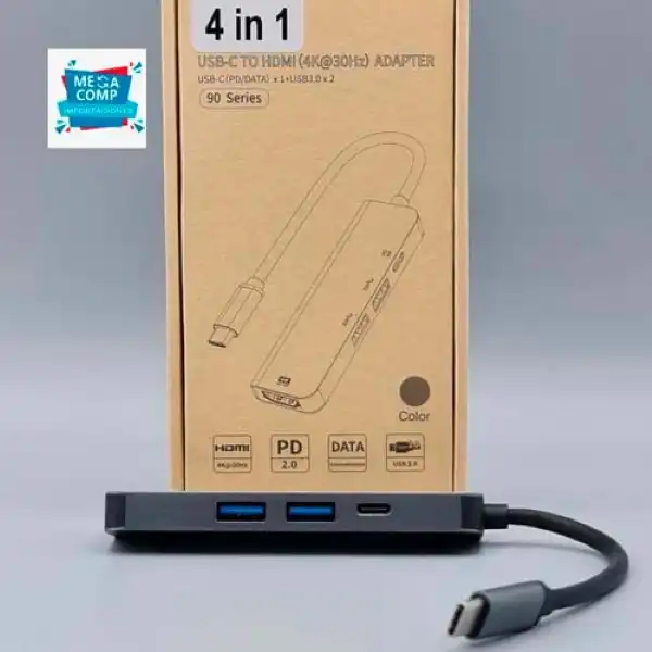 هاب 4 پورت USB-C مدل UC903