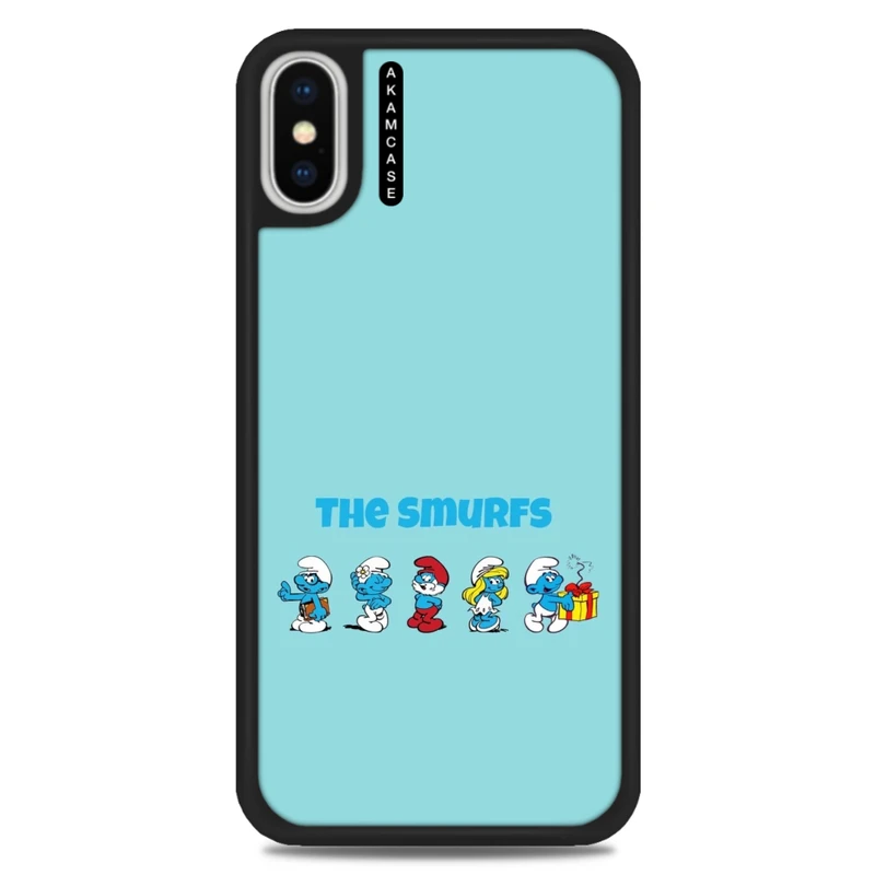 کاور آکام مدل AMC-WAXSM-SMURFS-22 مناسب برای گوشی موبایل اپل iPhone Xs Max