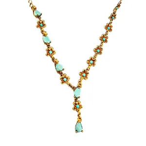 گردنبند نقره زنانه مدل gold 009