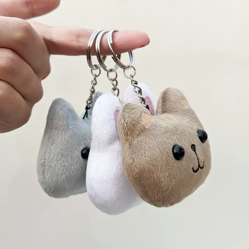 جاکلیدی مدل خرس و گربه و خرگوش بسته 3 عددی