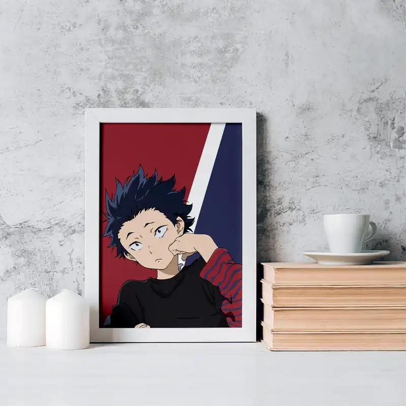 تابلو خندالو مدل شویا ایشیدا انیمه سایلنت ویس کد 15792