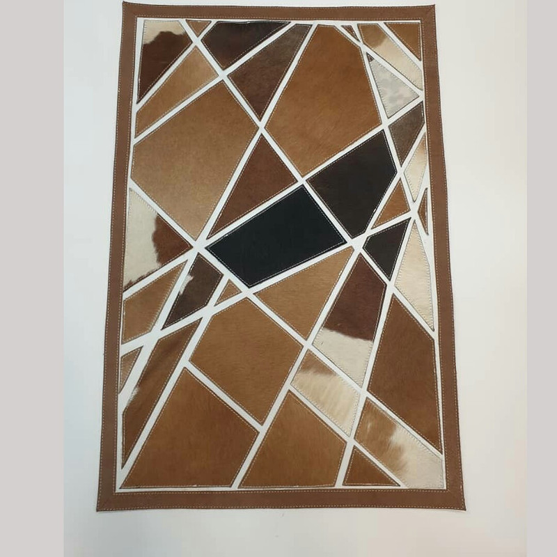 کلاژ فرش پوست و چرم مدل AD_0028 کد 545