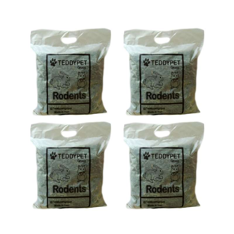 یونجه جوندگان تدی پت مدل TED4 وزن 1 کیلوگرم بسته 4 عددی