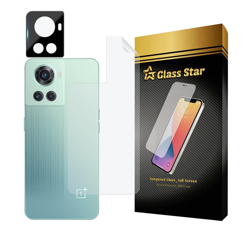 محافظ پشت گوشی گلس استار مدل MTBFULG مناسب برای گوشی موبایل وان پلاس OnePlus 10R به همراه محافظ لنز