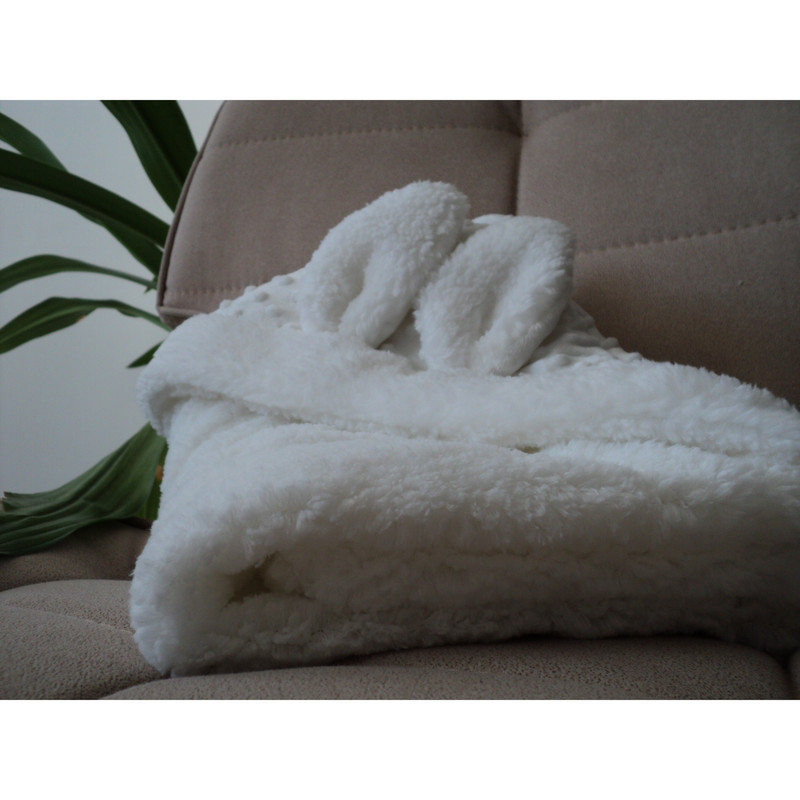 پتوی نوزاد مدل Bubble کد Milky 01 سایز 80x70 سانتی متر