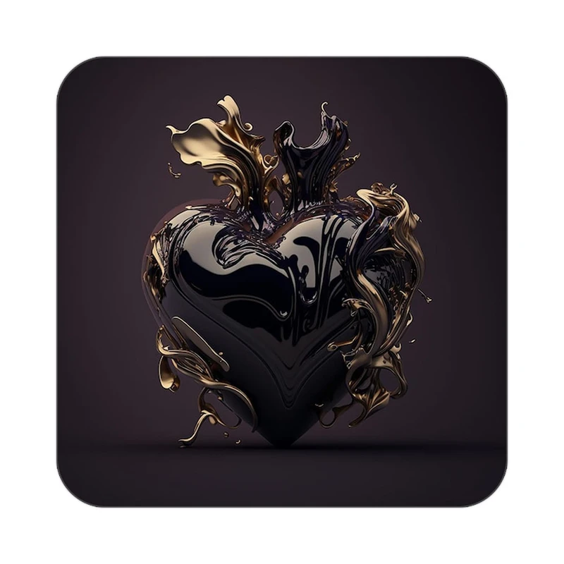 زیر لیوانی کاکتی مدل عاشقانه کد mp14198