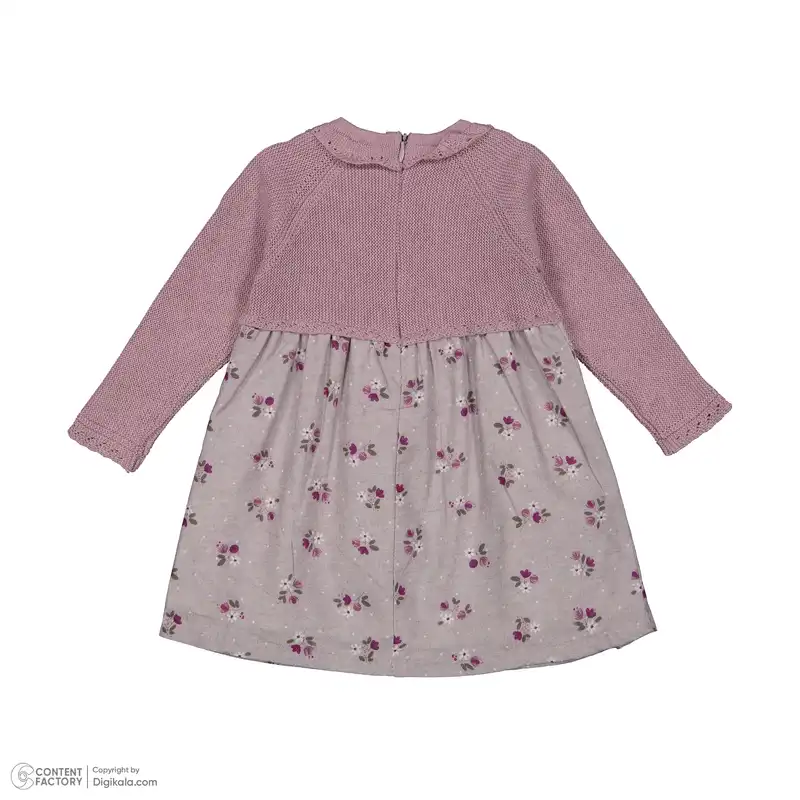 ست پیراهن و هدبند نوزادی دخترانه ایندیگو مدل 231641