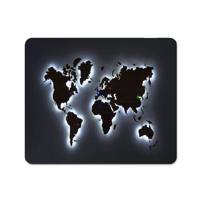 ماوس پد پاد آفرین مدل نقشه جهان کد p29 سایز 24*19 سانتی متر 