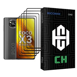 Ricomm CH Glass MIX004 Screen Protector For Xiaomi Poco X3 Pack Of 4
