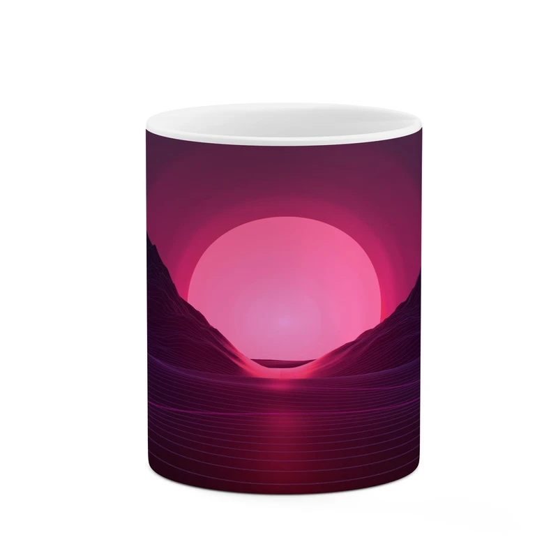 ماگ کاکتی طرح ماه کد mgp10178