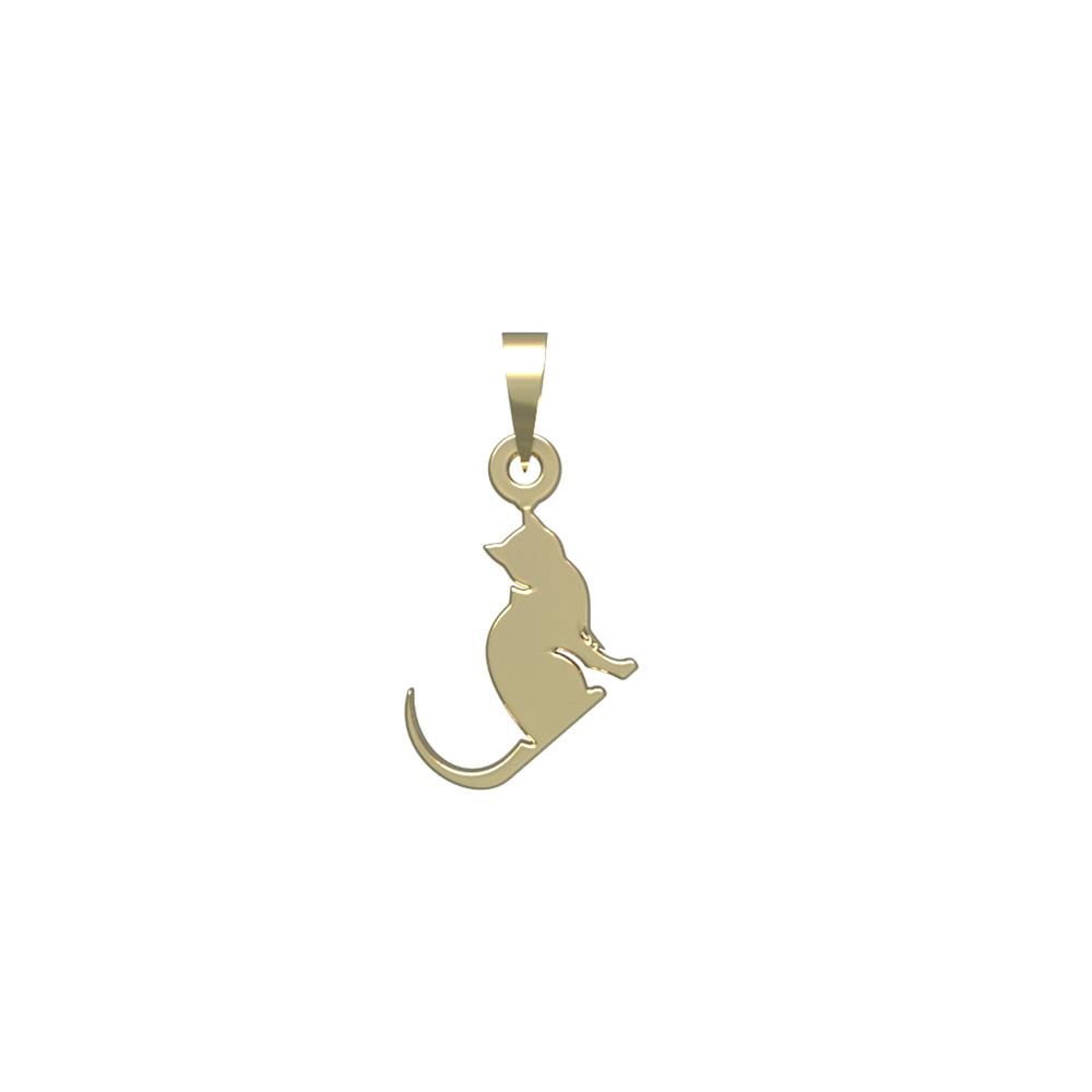 آویز گردنبند طلا 18 عیار زنانه مدوپد مدل ربه کد PA1-14857 -  - 2