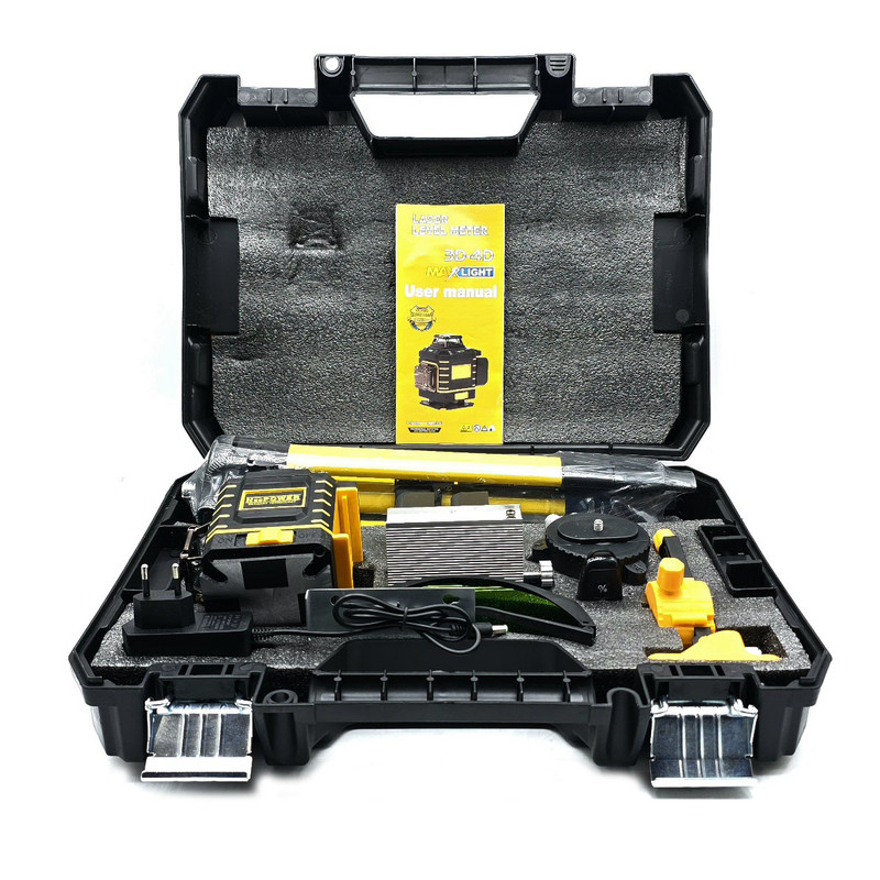 تراز لیزری شارژی نیوپاور مدل پایه دار کد 4X360