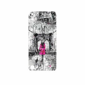 MAHOOT Collage of Catwalk Bridge Cover Sticker for HTC Desire 630