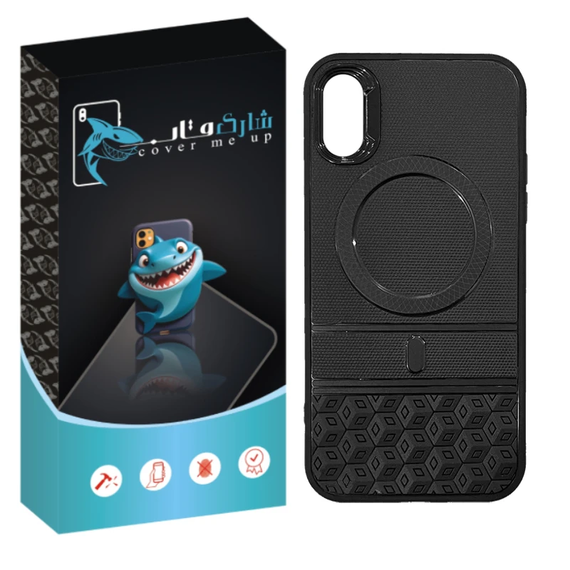 کاور شارک قاب مدل تاس مناسب برای گوشی موبایل اپل Iphone X / XS