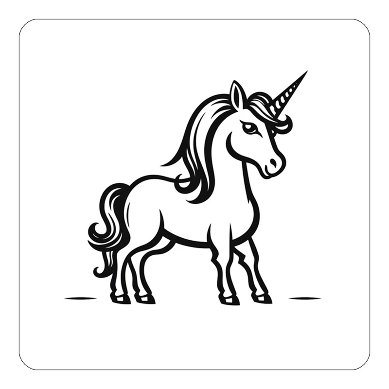 مگنت کاکتی طرح اسب تک شاخ و یونیکورن مدل mp29421