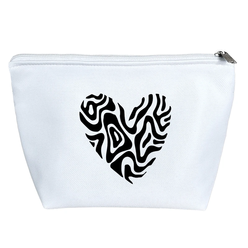 کیف لوازم آرایش دخترانه خندالو مدل قلب و مارپیچ کد 8168