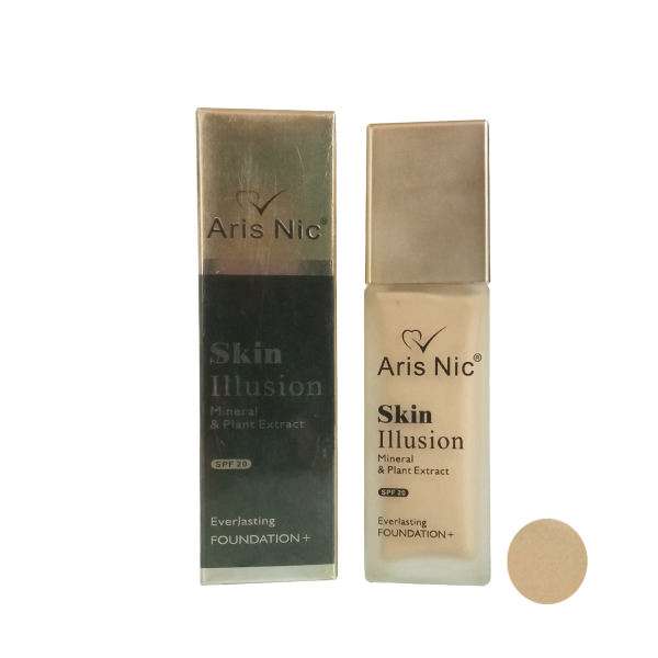 کرم پودر آریس نایس مدل SKIN Illusion شماره 02 حجم 45 میلی لیتر کرم پودر آریس نایس مدل SKIN Illusion شماره 02 حجم 45 میلی لیتر